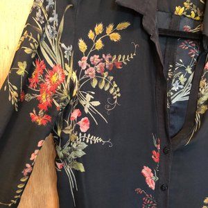 Silk Button-Up Blouse